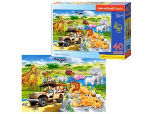PUZZLE 40 EL MAXI B-040322-1 SAFARI ADVENTURE CAST