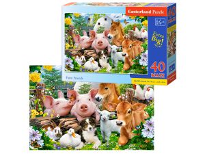 PUZZLE 40 EL MAXI FARM FRIENDS CASTOR