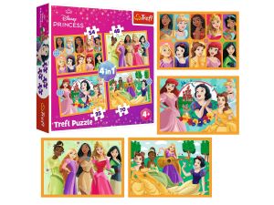 PUZZLE 4W1 BAJKOWE HISTORIE 34651 TREFL