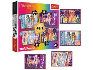PUZZLE 4W1 MODNE LALECZKI TREFL