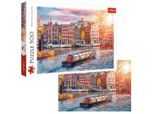 PUZZLE 500 AMSTERDAM HOLANDIA TREFL