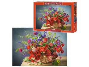 PUZZLE 500 EL. B-53506 BOUQUET WITH POPPIES