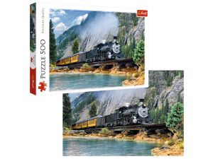 PUZZLE 500 EL GÓRSKI POCIĄG 37379 TREFL