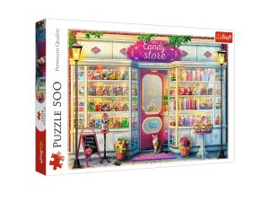 PUZZLE 500 SKLEPIK ZE SŁODYCZAMI 4070 TREFL