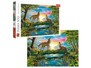 PUZZLE 500 WILCZA NATURA 37349 TREFL