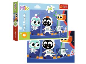 PUZZLE 60 CZAS POZNAĆ MILO 17398 TREFL