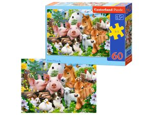 PUZZLE 60 EL B-066209 FARM FRIENDS CASTOR