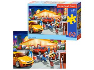 PUZZLE 60 EL B-066230 GAS STATION CASTOR
