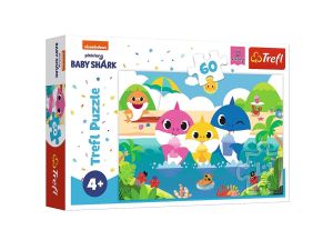 PUZZLE 60 RODZINA REKINÓW NA WAKACJACH 17370