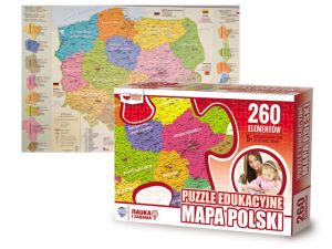 PUZZLE EDUKACYJNE MAPA POLSKI 6944