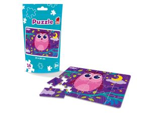 PUZZLE IN STAND-UP POUCH OWL RK1130-02