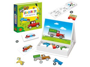 PUZZLE MAGNETYCZNE UKŁADANKA SAMOCHODY ALEXANDER
