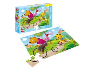 PUZZLE MAXI 24 ELEMNTY ROWERY MULTIGRA