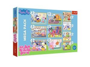 PUZZLE POZNAJ ŚWINKĘ PEPPĘ TREFL