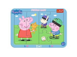 PUZZLE RAMKOWE BABY WESOŁA ŚWINKA PEPA 80021 TREFL