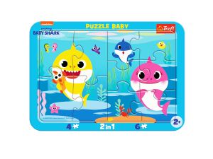 PUZZLE RAMKOWE BABY WESOŁE REKINY TREFL