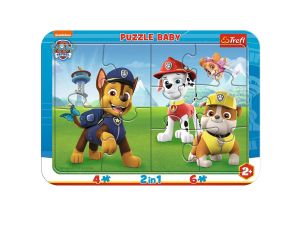 PUZZLE RAMKOWE BABY WESOŁY PSI PATROL TREFL