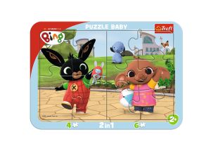 PUZZLE RAMKOWE BABY ZABAWY BINGA TREFL