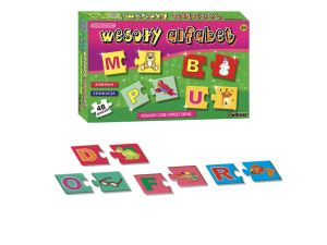 PUZZLE WESOŁY ALFABET 48 ELEMENTÓW SELLMAR