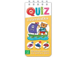 QUIZ CZTEROLATKA. OBRAZKOWE ZADANIA DLA DZIECI