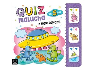 QUIZ MALUCHA Z NAKLEJKAMI OD 5 LAT