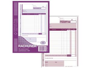 RACHUNEK A5 DLA ZW. Z VAT (PION) 233-3 