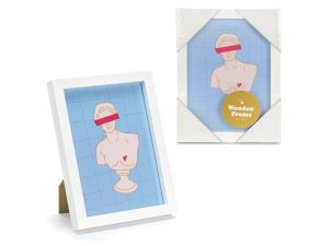 RAMKA NA ZDJĘCIE BIAŁA 13X18CM PARTYDECO