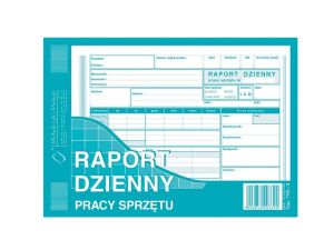 RAPORT DZIENNY PRACY SPRZĘTU A5 790-3