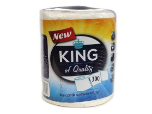 RĘCZNIK PAPIEROWY KUCHENNY KING 300 LISTKÓW JUMBO 