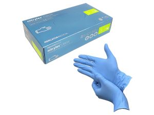 RĘKAWICE NITRYLOWE BEZPUD. "S" A'100 CLASSIC BLUE