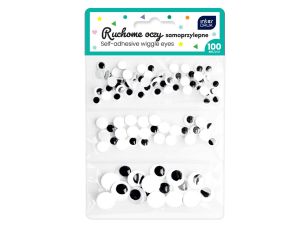 RUCHOME OCZY SAMOPRZYLEPNE 100SZT INTERDRUK