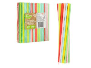 RURKI SŁOMKI PAP. PASTELOWY MIX A'250 GODAN