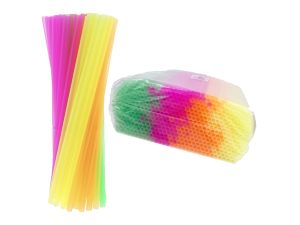 RURKI SŁOMKI PROSTE FLUOR MIX 8X240MM A'500 GODAN