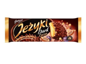 Ciastka Jeżyki Dark Cocoa 140g 