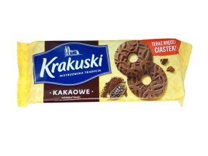 Ciastka KRAKUSKI KAKAOWE 163g