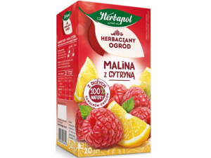 HREBATA HERBAPOL HERBACIANY OGRÓD MALINA Z CYTRYNĄ 20x2,7g