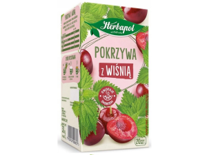 Herbata HERBAPOL ZIELNIK POLSKI POKRZYWA Z WIŚNIĄ 20x1,5g