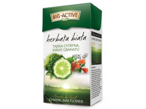 Herbata HERBAPOL BIG-ACTIV BIAŁA Z CYTRYNĄ 20t.