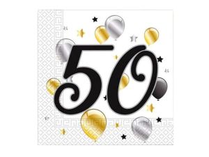 SERWETKI PAPIEROWE BALLOONS 50'' 33X33 20SZT GODAN