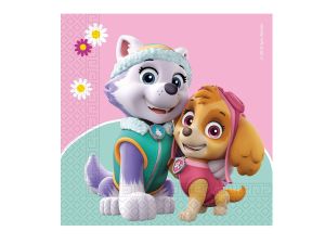 SERWETKI PAW PATROL SKYE AND EVEREST 33X33 20SZT