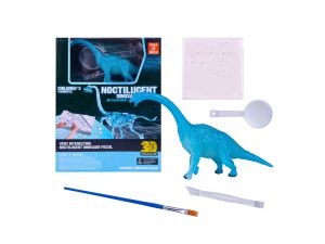 SKAMIELINA FLUO DINOZAUR NIEBIESKA 2392