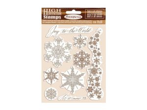 STEMPEL KAUCZUKOWY STAMPERIA 14X18CM GWIAZDKI