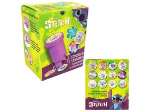 STEMPEL Z NAKLEJKAMI MIX 2 WZ STITCH DISNEY BLUE
