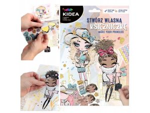 STWÓRZ WŁASNĄ KSIĘŻNICZKĘ NAKLEJKI KIDEA