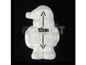 STYROPIAN MIKOŁAJ  12 CM ZESTAW 12 SZTUK