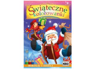 ŚWIĄTECZNE KOLOROWANKI MIKOŁAJ I DZIECI NIKO