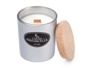 ŚWIECZKA CLASSICO APPLE PIE SREBRNA 135G PAVONCELLA