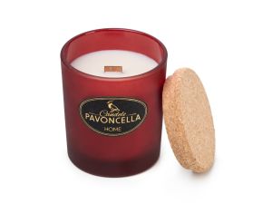 ŚWIECZKA CLASSICO CHOCOLATE CZERWONA 135G PAVONCELLA