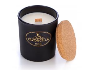 ŚWIECZKA ORANGE WITH SPICES CZARNA 135G PAVONCELLA