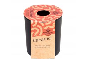ŚWIECZKA SOJOWA CARMEL CZARNA 130ML PAVONCELLA